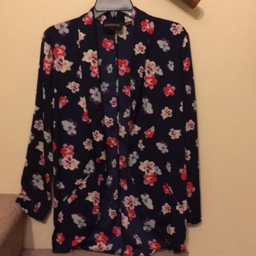 MINKPINK Floral Blazer